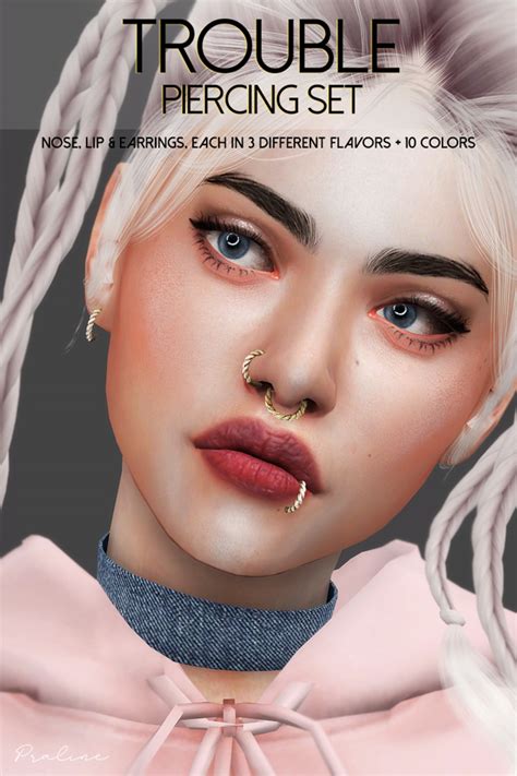 piercings sims 4 cc|sims 4 nose hoop cc.